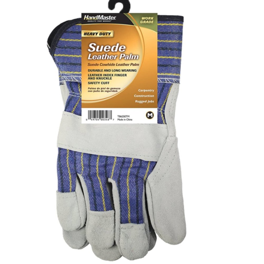 NEW Magid Duramaster Select Cow Split Leather Palm w/Poly Safety Cuff, M…